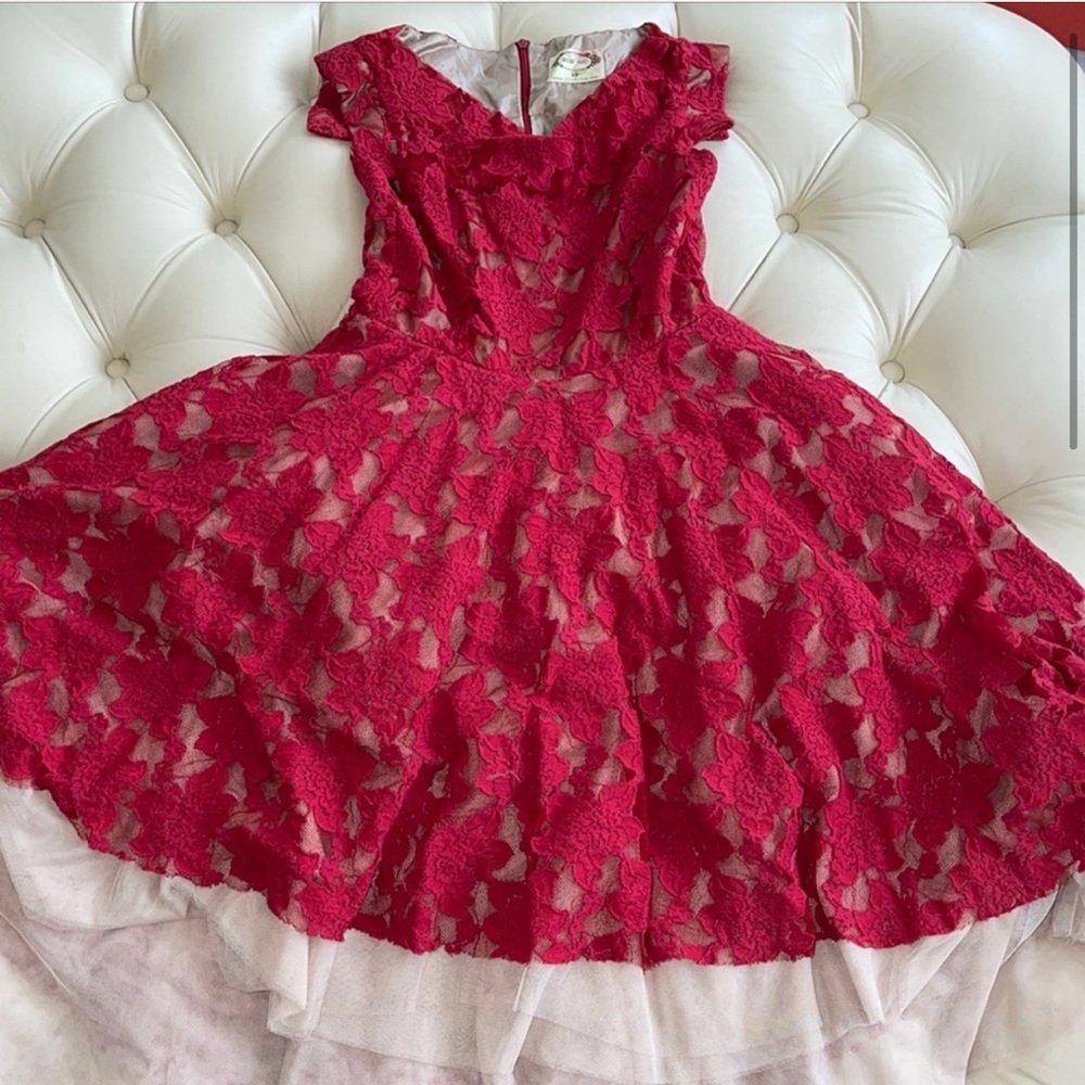 Red dress